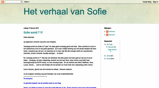 verhaalvansofie.blogspot.be