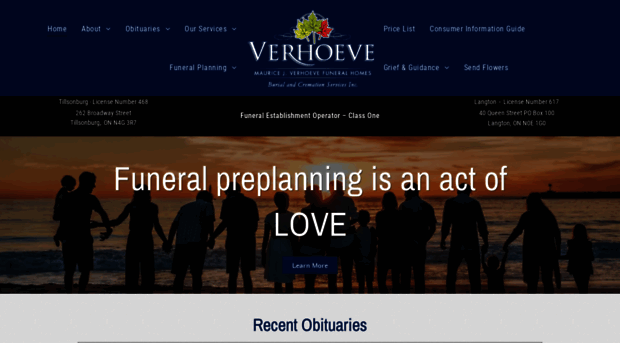 verhoevefuneralhomes.com