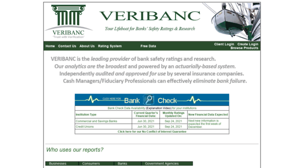 veribanc.com