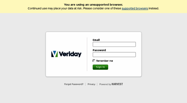 veriday.harvestapp.com