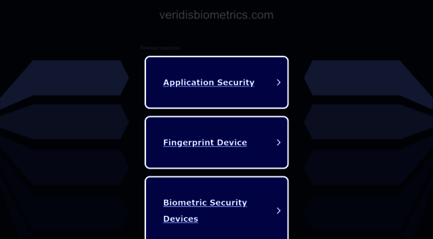 veridisbiometrics.com