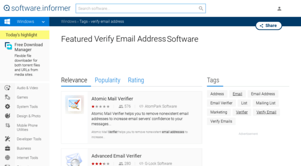 verify-email-address.software.informer.com
