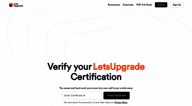 verify.letsupgrade.in