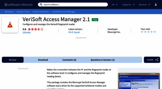 verisoft-access-manager.software.informer.com