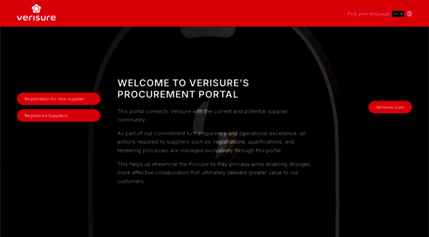 verisure.bravosolution.com