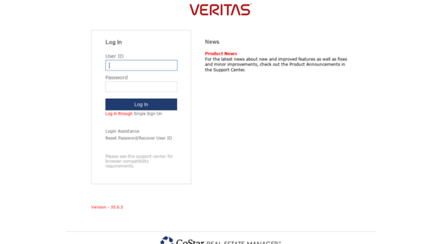 veritas.costarremanager.com