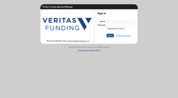 veritasfunding.myvalutrac.com