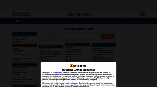 verjaardagscadeau.startpagina.nl