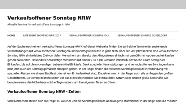 verkaufsoffenersonntag-nrw.de