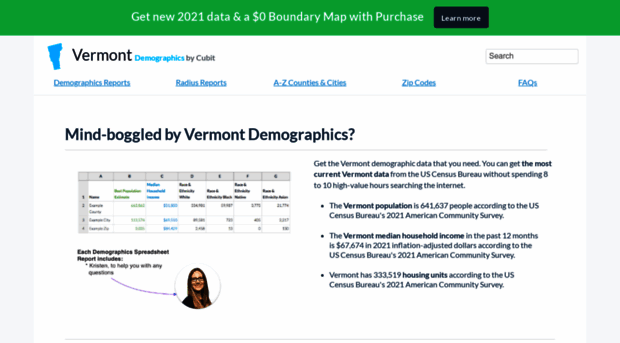 vermont-demographics.com