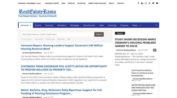 vermont.realestaterama.com