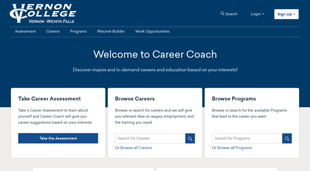 vernoncollege.emsicareercoach.com