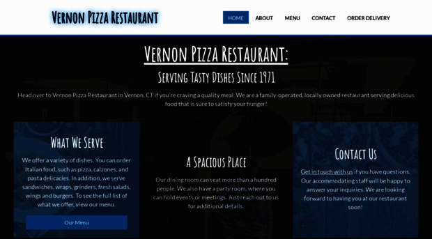 vernonpizzarestaurant.com