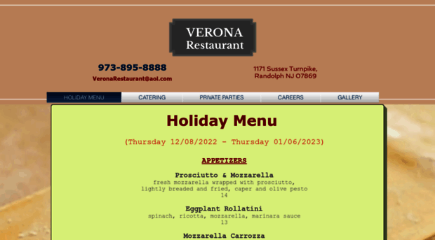 veronarestaurant.com