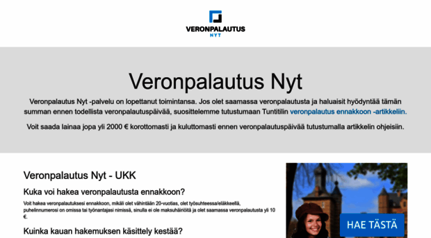veronpalautusnyt.fi