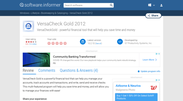 versacheck-gold-2012.software.informer.com