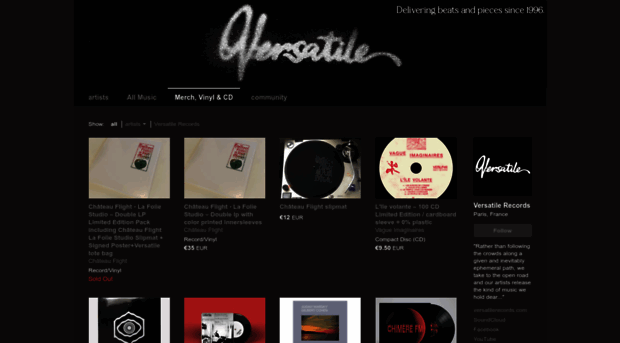 versatilerecords.com