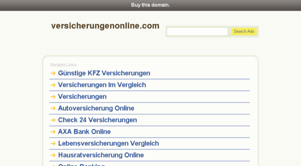 versicherungenonline.com