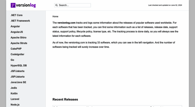 versionlog.com