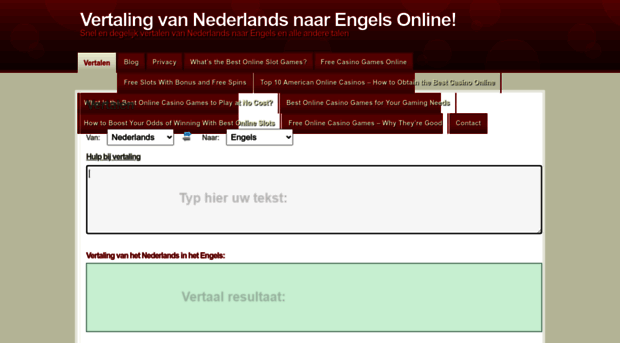 vertaling-nederlands-engels.nl