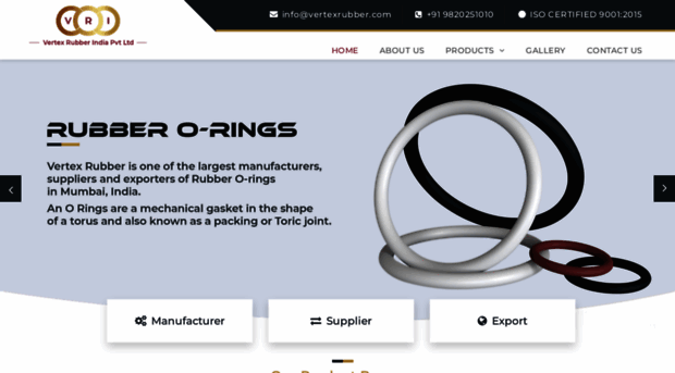 vertexrubber.com