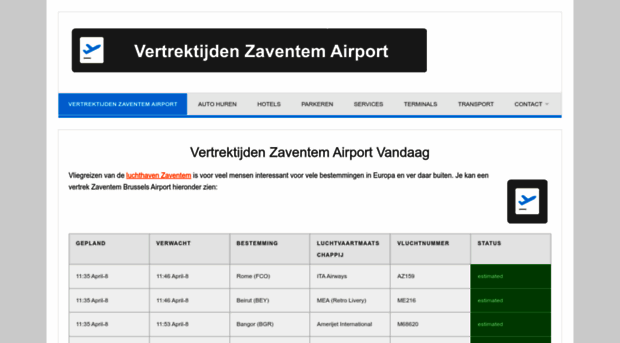 vertrekzaventem.be