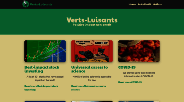 vertsluisants.fr