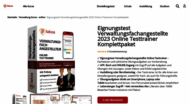 verwaltungsfachangestellte-einstellungstest.plakos.de