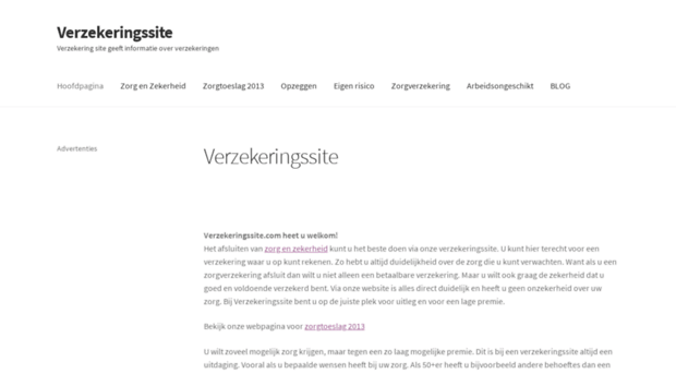 verzekeringssite.com