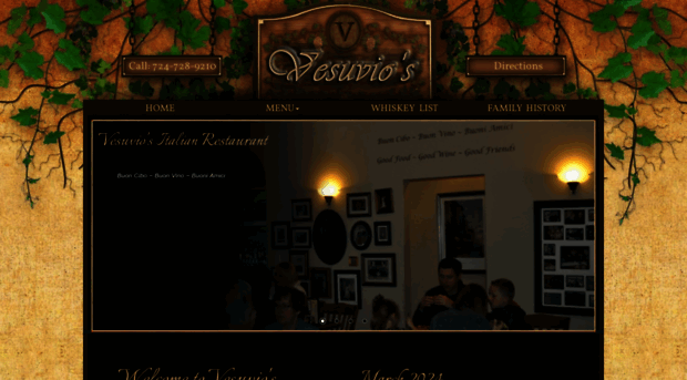 vesuviositalianrestaurant.com