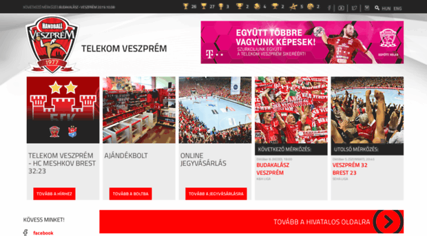 veszpremhandball.hu