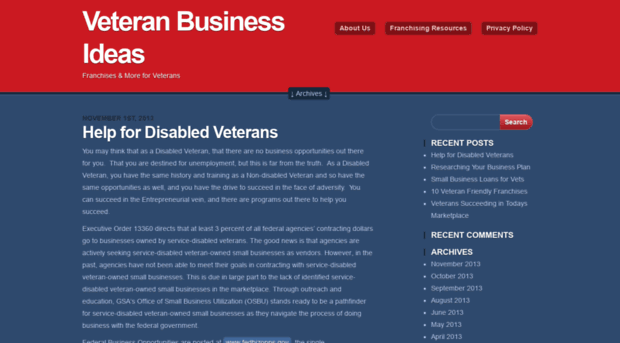 veteranbusinessideas.com