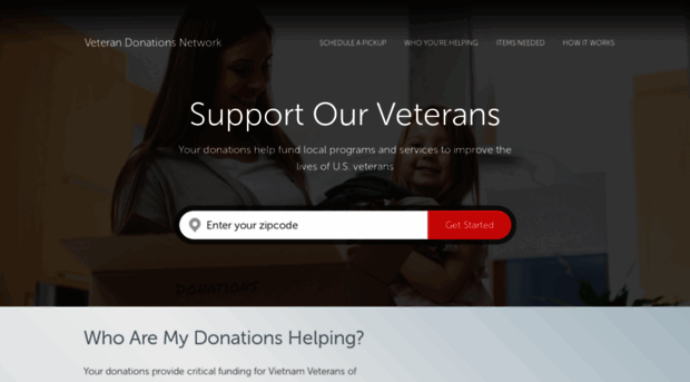 veterandonationsnetwork.org