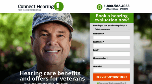 veterans.connecthearing.com