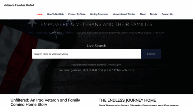 veteransfamiliesunited.org