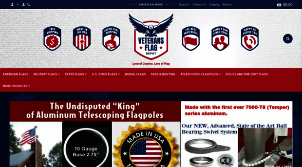 veteransflagdepot.com