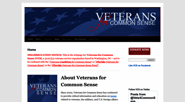 veteransforcommonsense.org