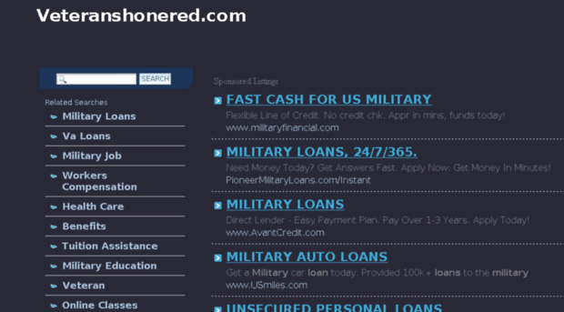 veteranshonered.com