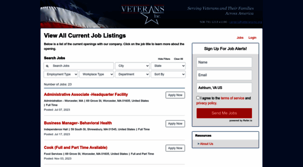 veteransinc.applicantpool.com