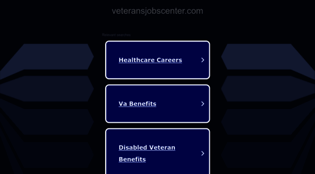 veteransjobscenter.com