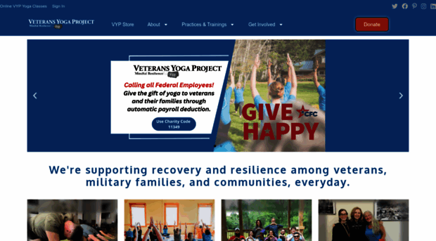 veteransyogaproject.org