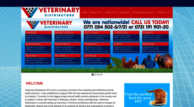 veterinarydistributors.co.zw