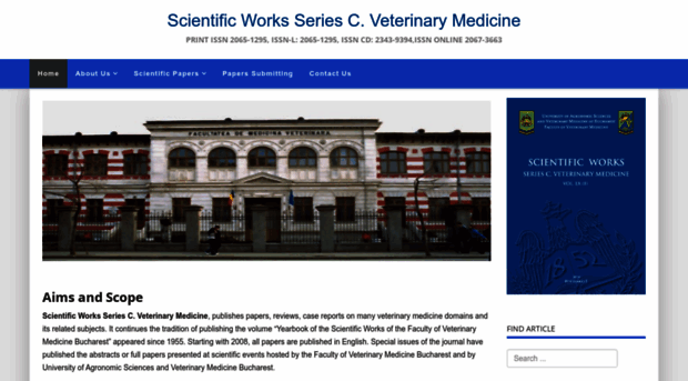 veterinarymedicinejournal.usamv.ro