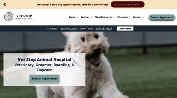 vetstopanimalclinics.com