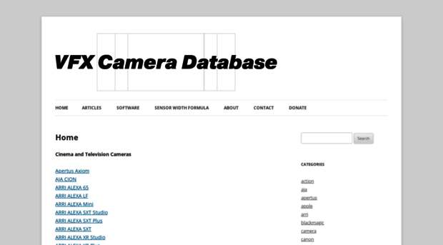 vfxcamdb.com