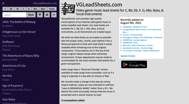 vgleadsheets.com