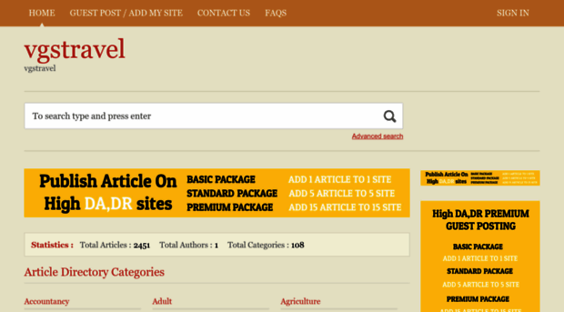 vgstravel.com