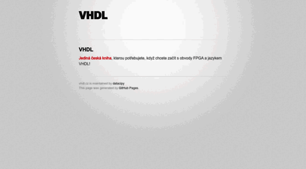 vhdl.cz