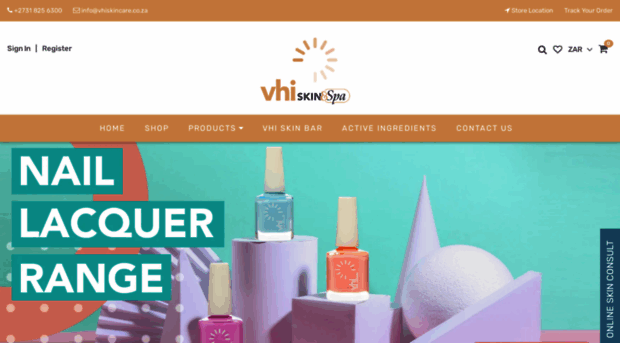 vhiskincare.co.za