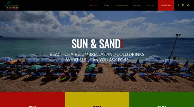 vibesbeachbar.com